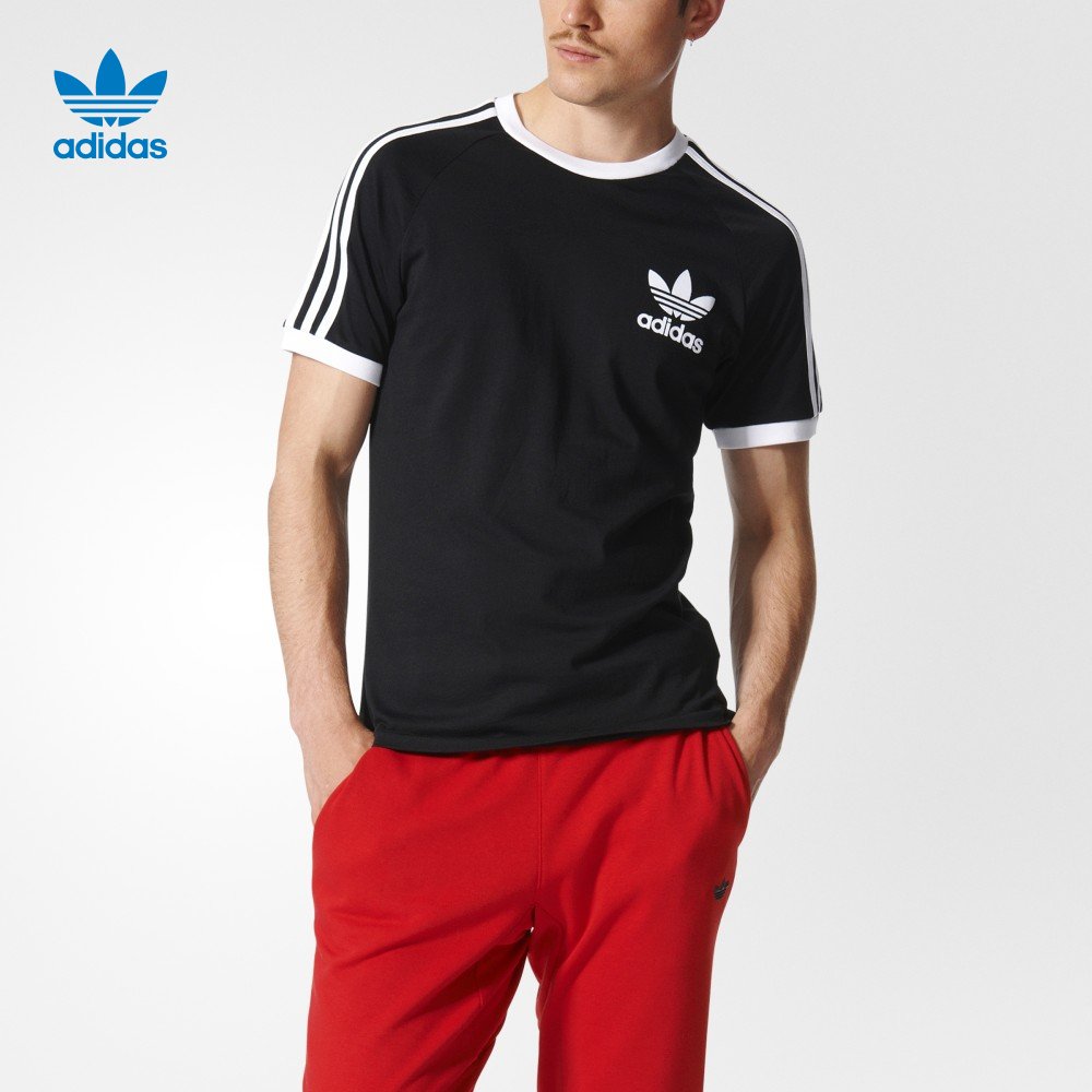 Adidas Originals California Tees AZ8127 Black 3 Stripes CLFN Tshirt_Adidas  Mens_Original Adidas Prodcuts