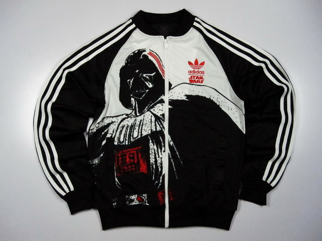 Original Adidas Darth Vader Superstar Star Wars Jacket P99576 Authentic Adidas Jacket Track Top