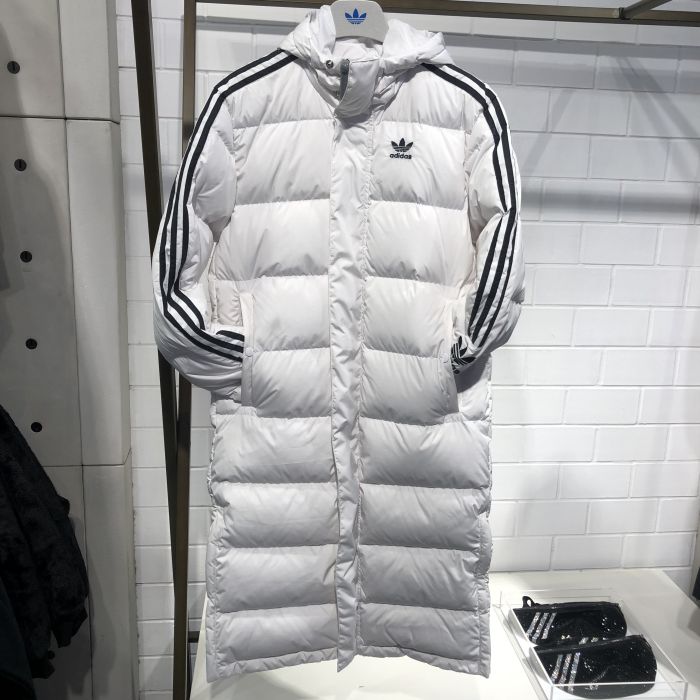 Adidas Originals Mens Long Down Coat HI4658/HI4659 Two Colors White