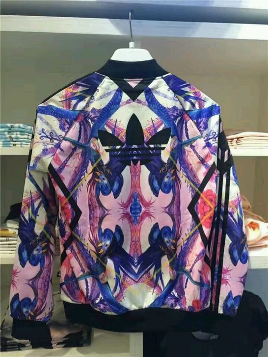 Adidas Originals FLORERA (Multicolor) Supestar Track Jacket Women's AB1986 Jacket