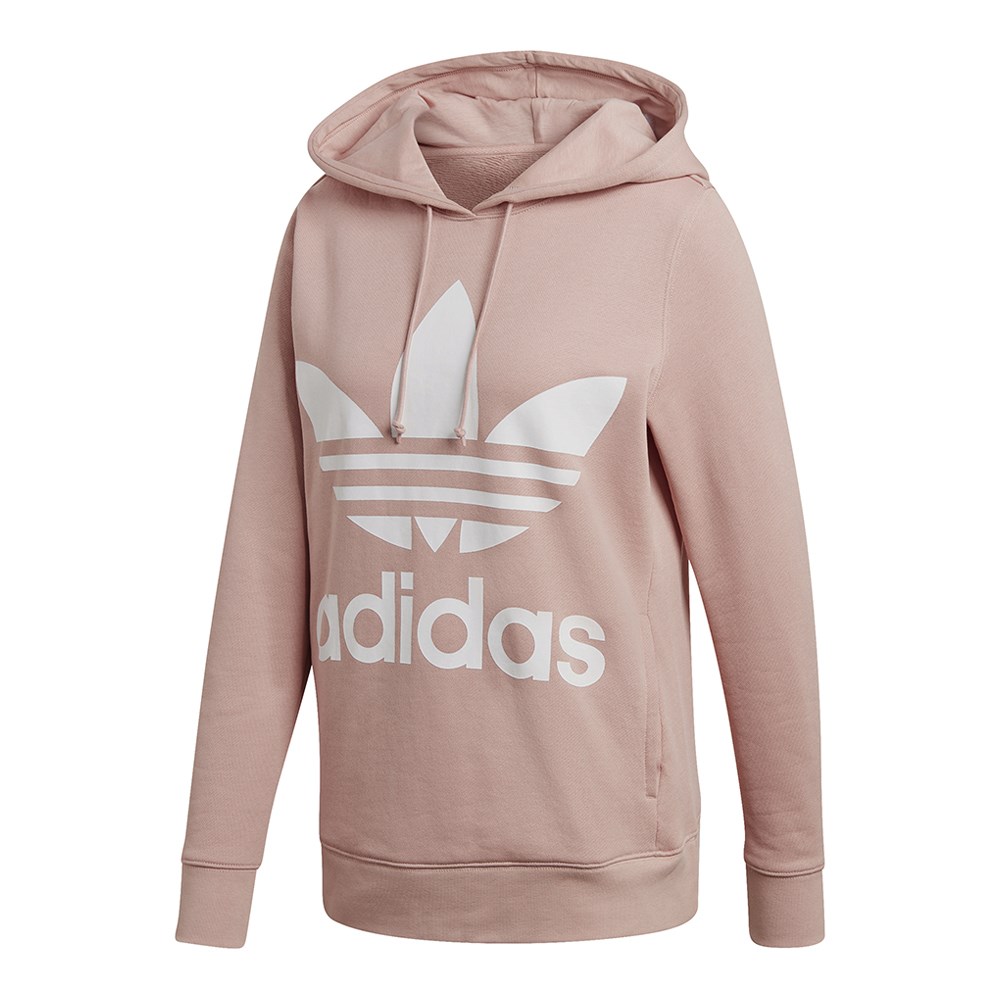 New Womens Adidas Original Trefoil Hoodie DH3134 Pink Hoody_Adidas