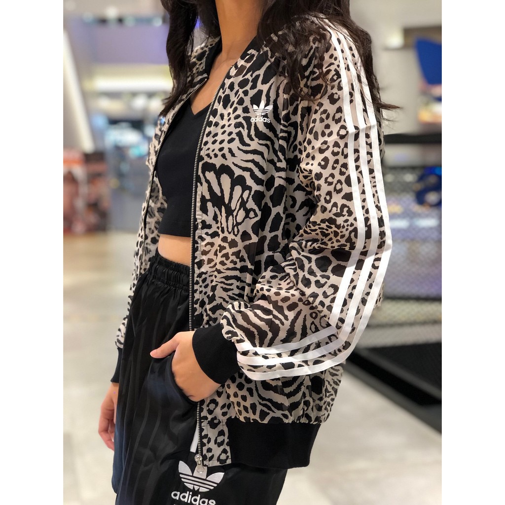 Original Adidas Womens DY0886 Sunscreen Jacket Jaguar Graphic Track Top Jacket