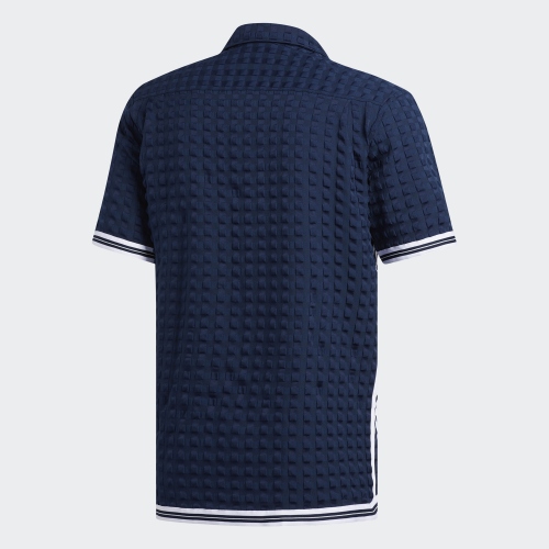 Original Adidas Banyan Shooting Shirt DV3105 White Short Shirt Summer Tshirt DV3106 Navy  2 Colors C