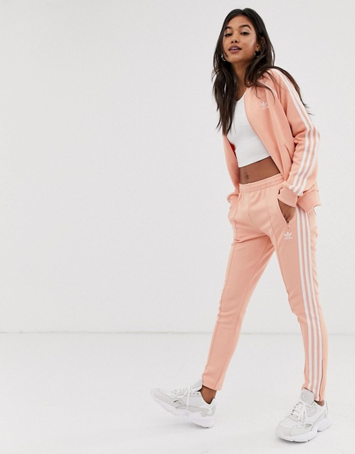 Adidas Original Womens Pink Jacket DV2635 SST Dust Track Jacket