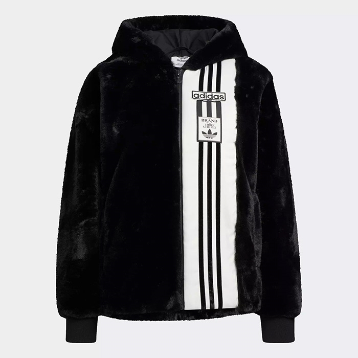 Adidas Adibreak Fur Womens IC8130 Fleece Hoodie