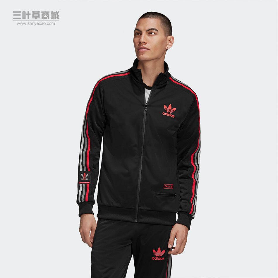 Adidas Originals Chile 20 TT GJ6779 Track Top Black GJ6781 Pants Tracksuit