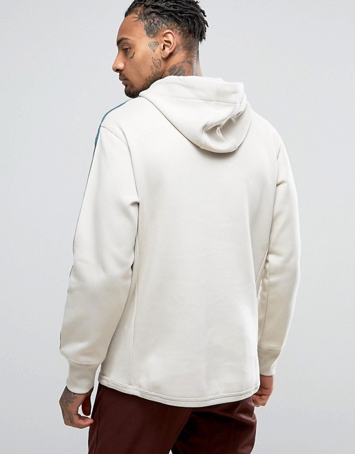 Adidas Originals Mens AC Terry Pullover Hoodie In Beige BK7193 Jacket