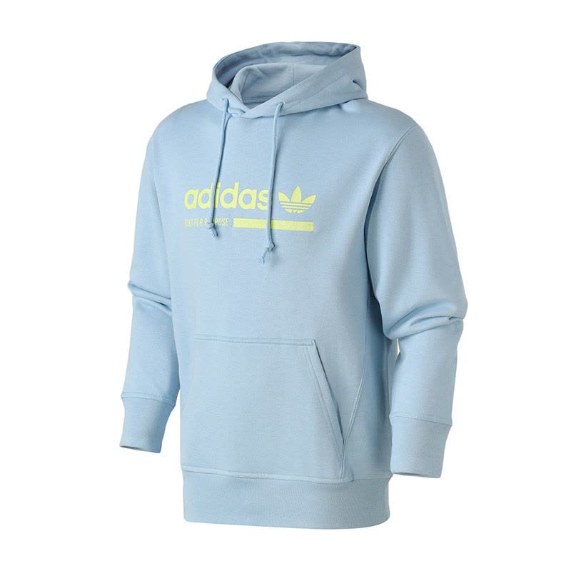 Adidas Originals Kaval Series Printing DV1941 Logo Caual Sports Pullover Blue Hoody