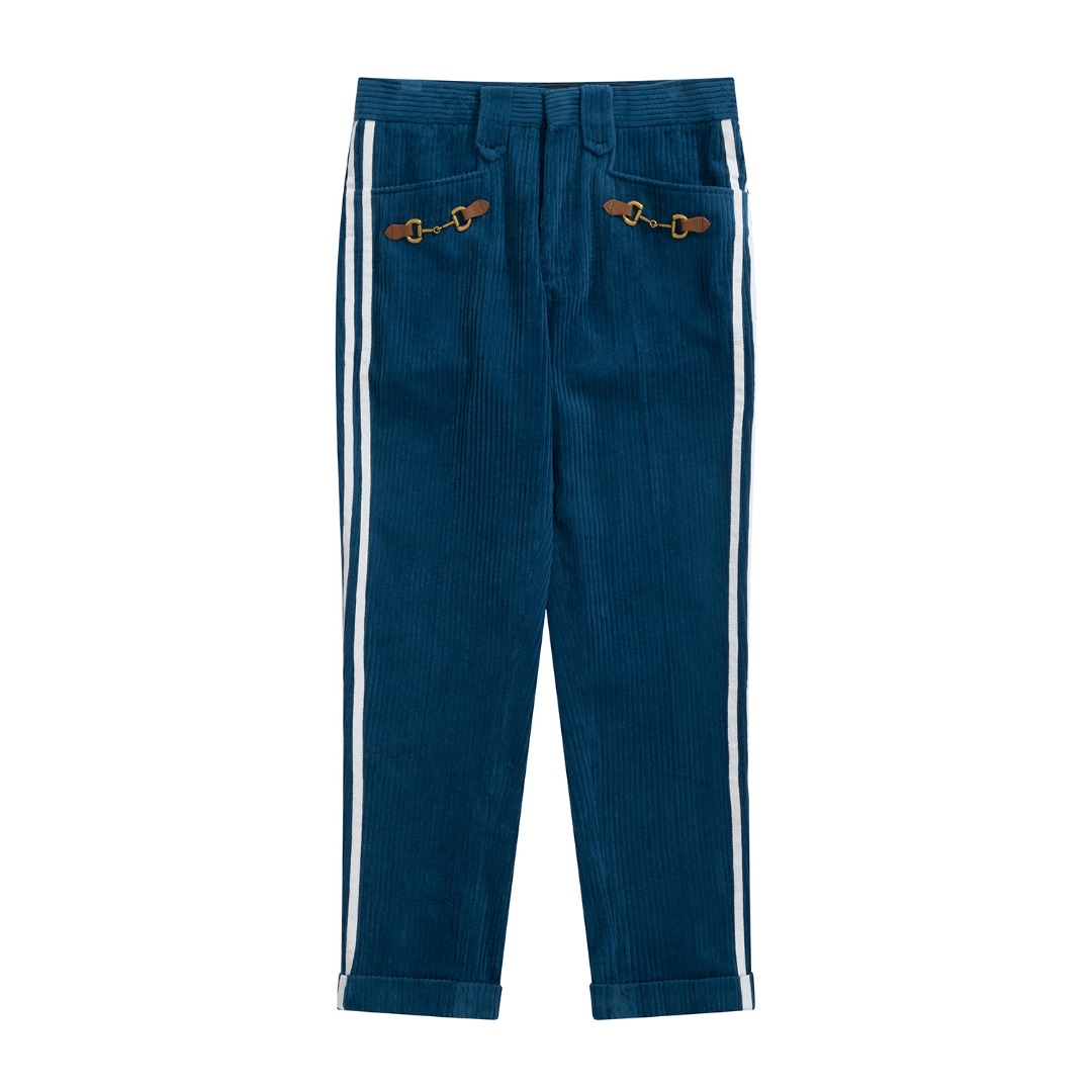 Adidas X Gucci Collaboration Mens Suit Corduroy Jacket With Pants