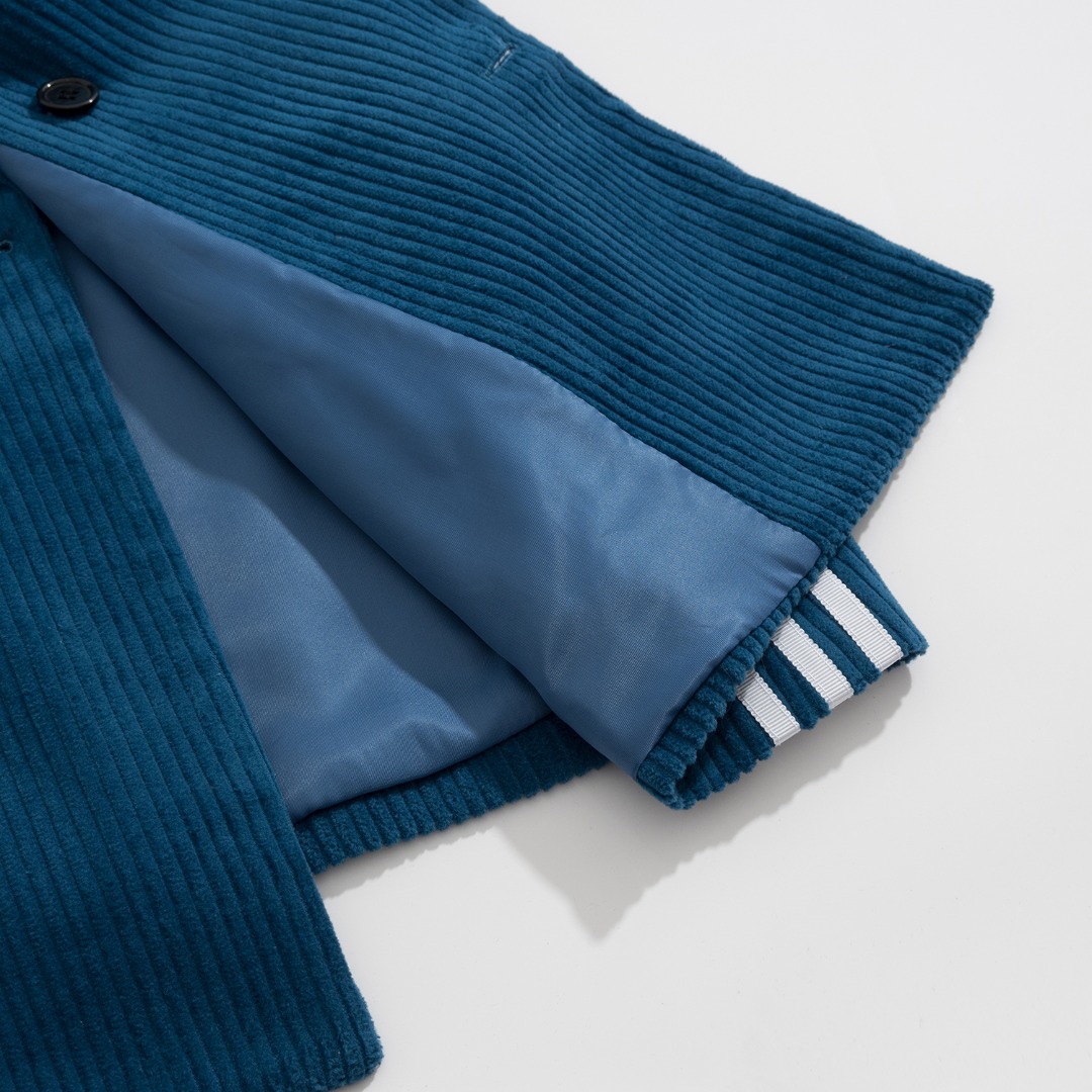 Adidas X Gucci Collaboration Mens Suit Corduroy Jacket With Pants
