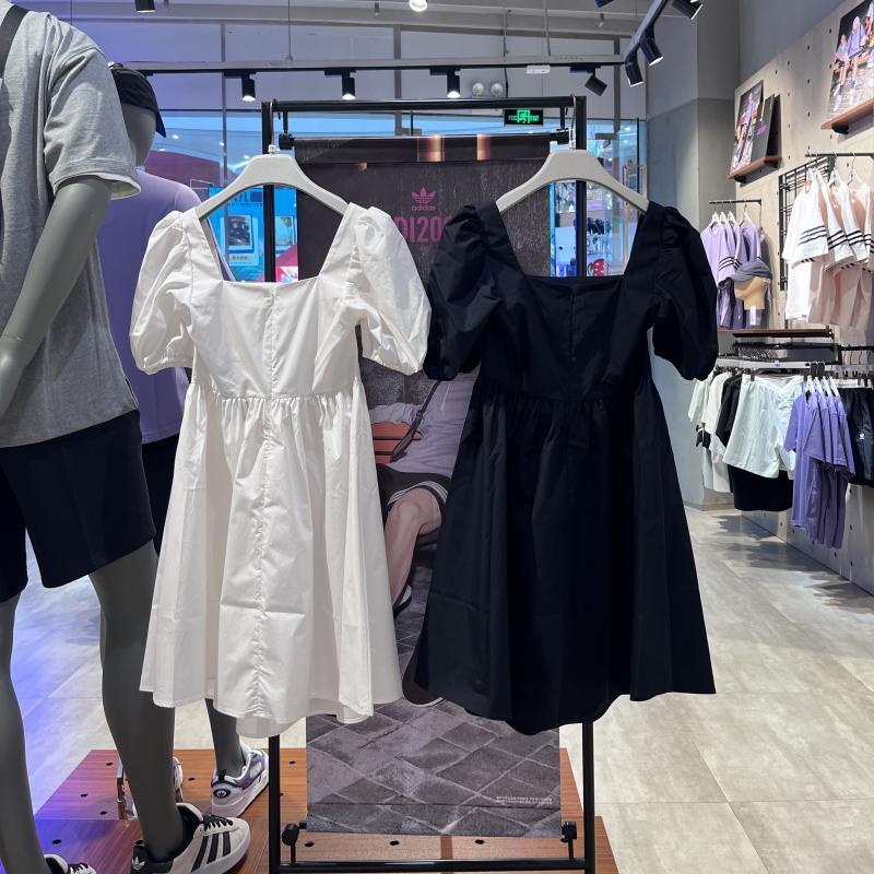 Adidas Original Monkey Kingdom IP1771 Skirt Black IP1772 White Dress