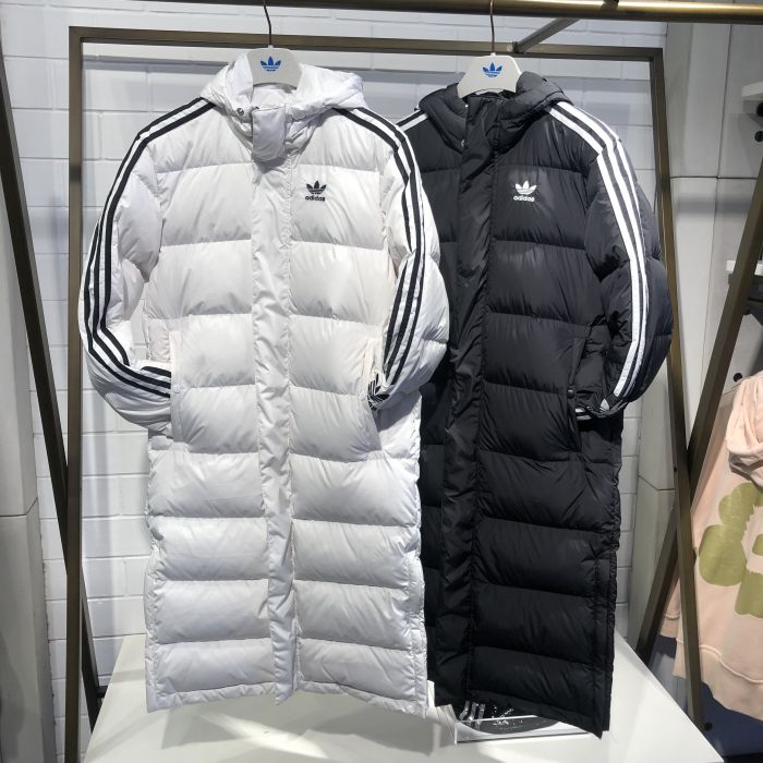 Adidas Superstar Mens Down Jacket Black FL0007 Mens Winter SST Down Long Coat
