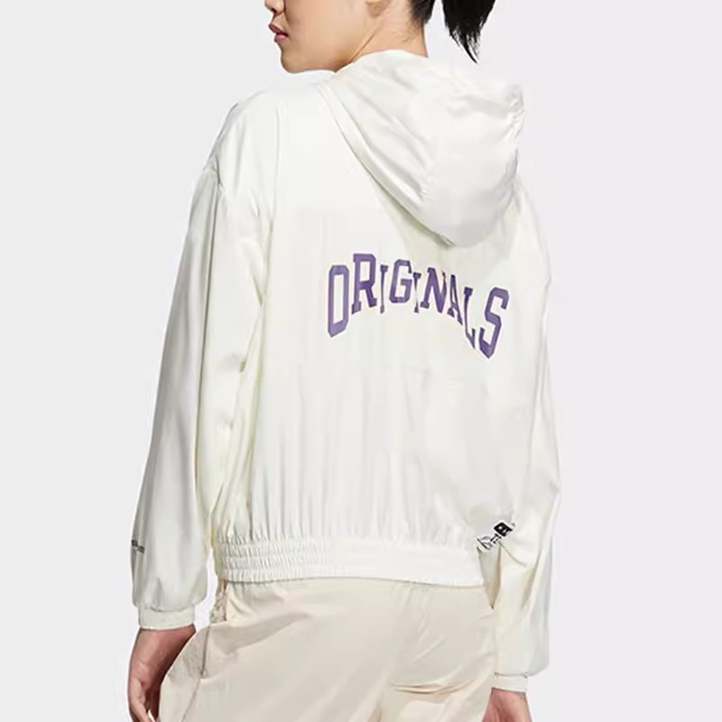Adidas Womens Bomba Hoody HS1933 White Modern Collegiate Jacket